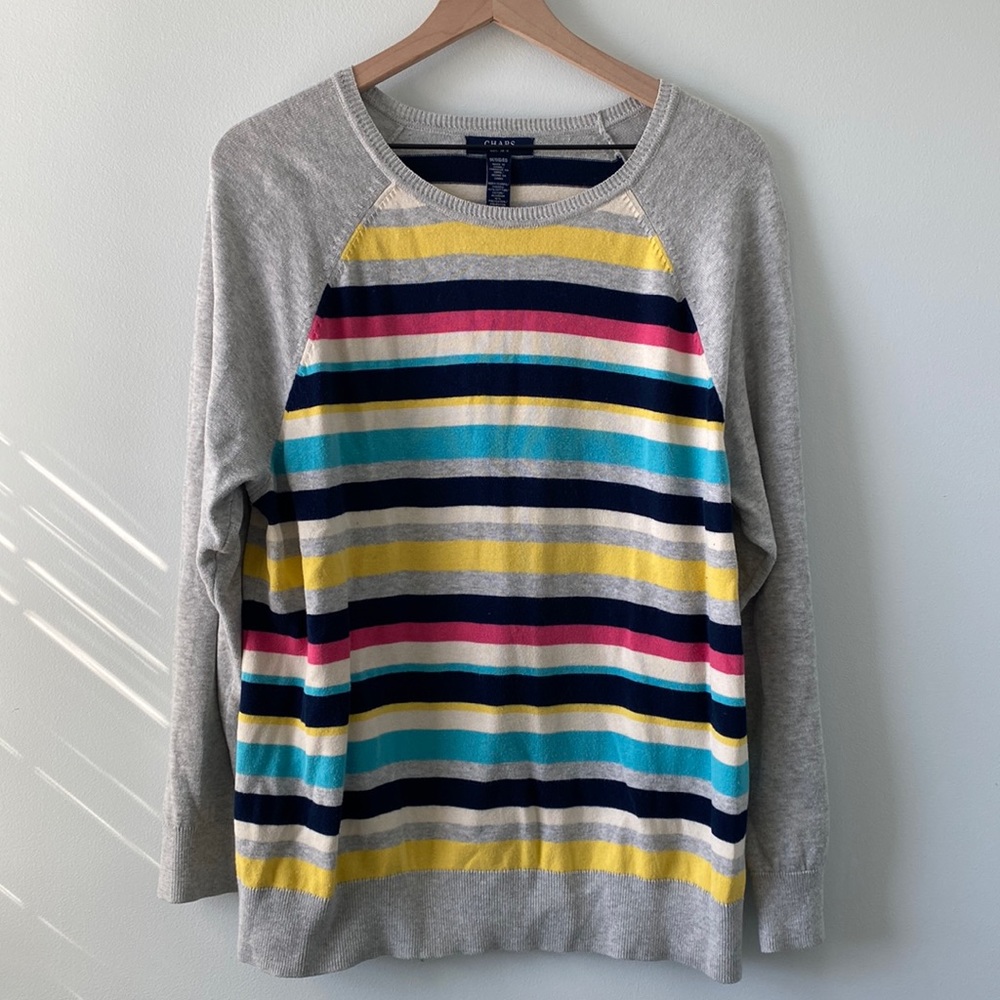 Chaps striped sweater
